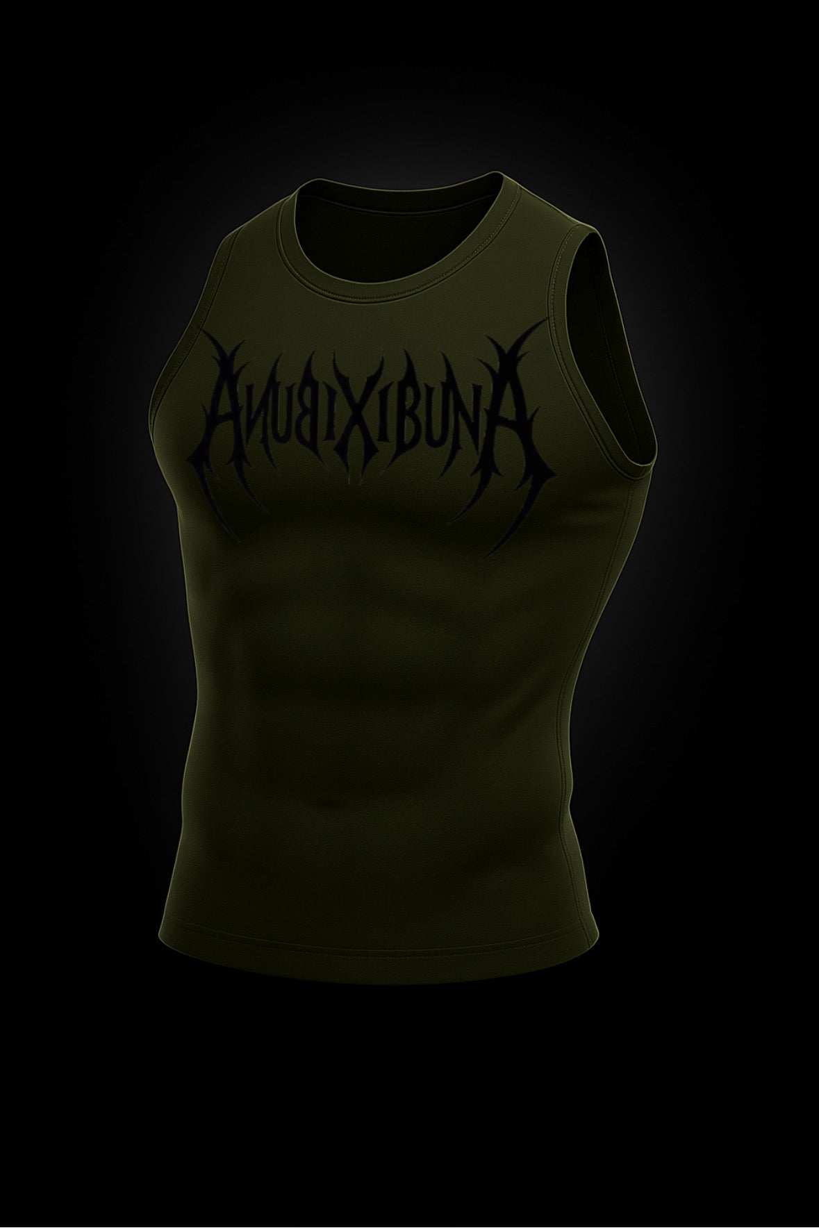 SLEEVELESS TOXIC GREEN COMPRESSION
