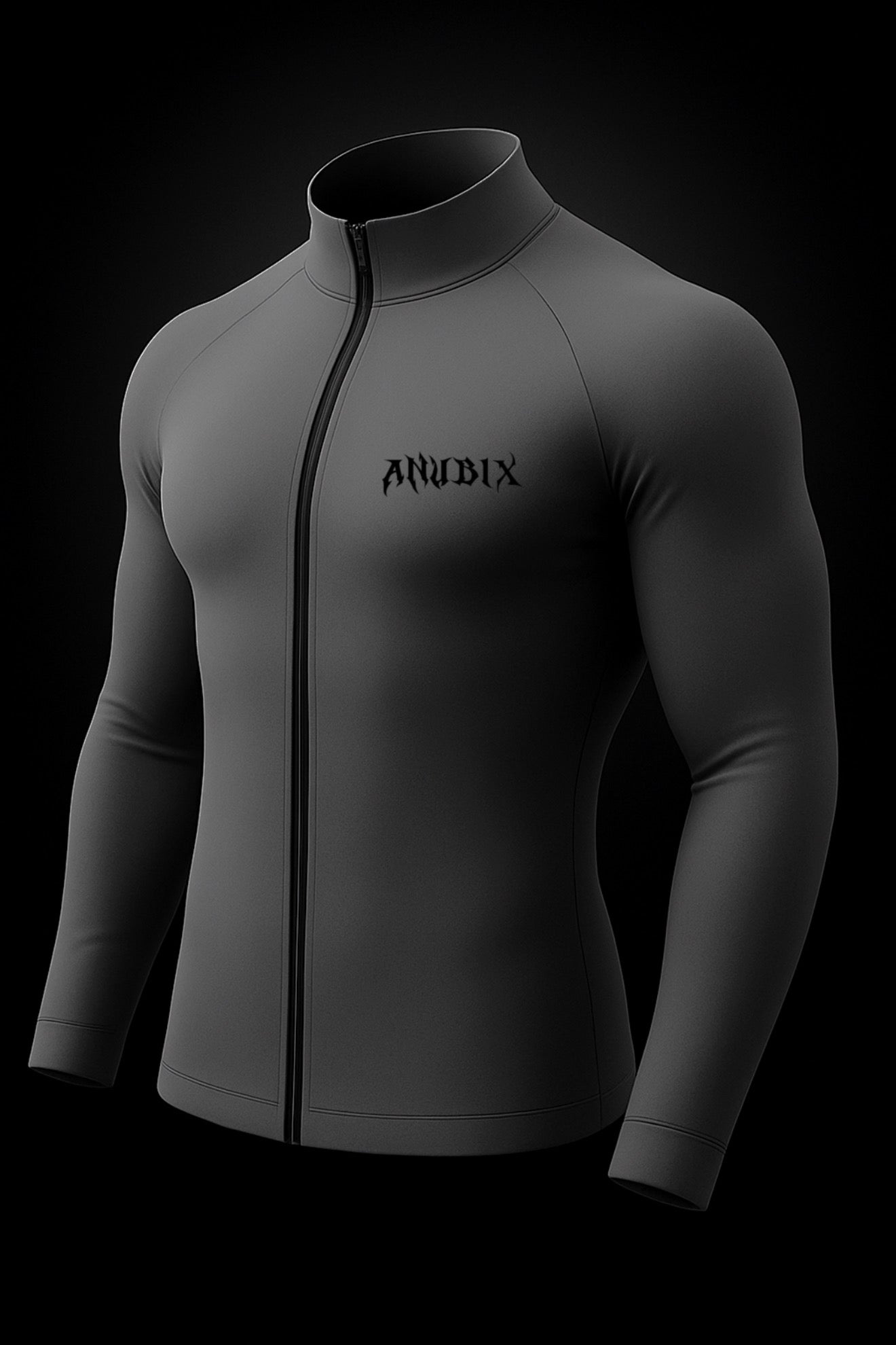 ANUBIX Complete-Zip Up Long Sleeve Compression