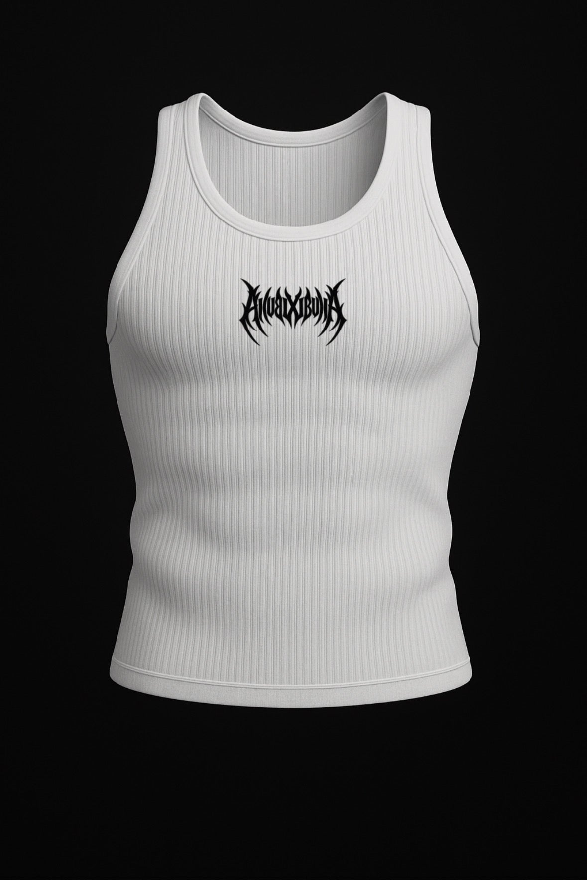 ADVANCED WHITE ANUBIX TANK TOP
