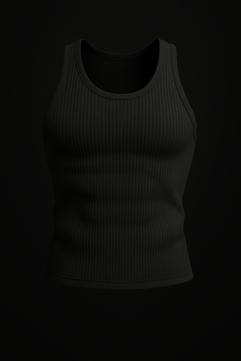 DARK GRAY BASIC TANK TOP