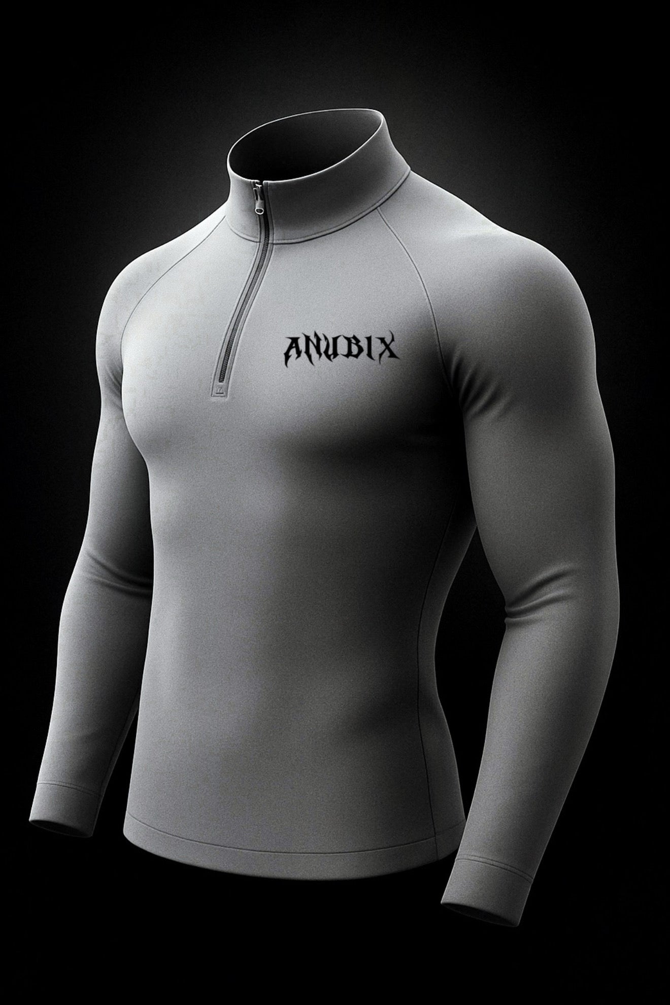 BASIC HALF ZIP UP LONG SLEEVE COMPRESSION