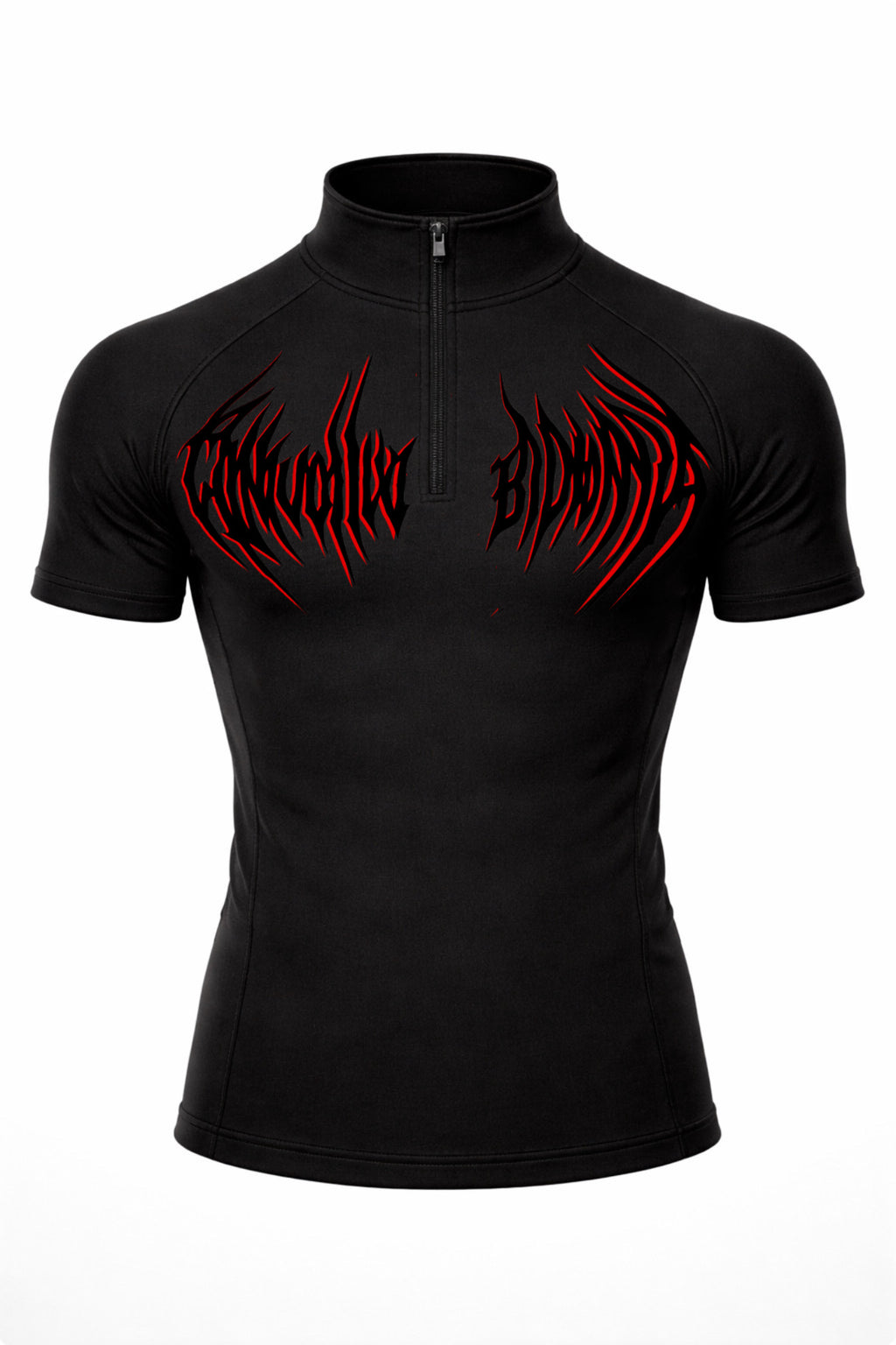 VORTEX HALF ZIP UP SHORT SLEEVE COMPRESSION