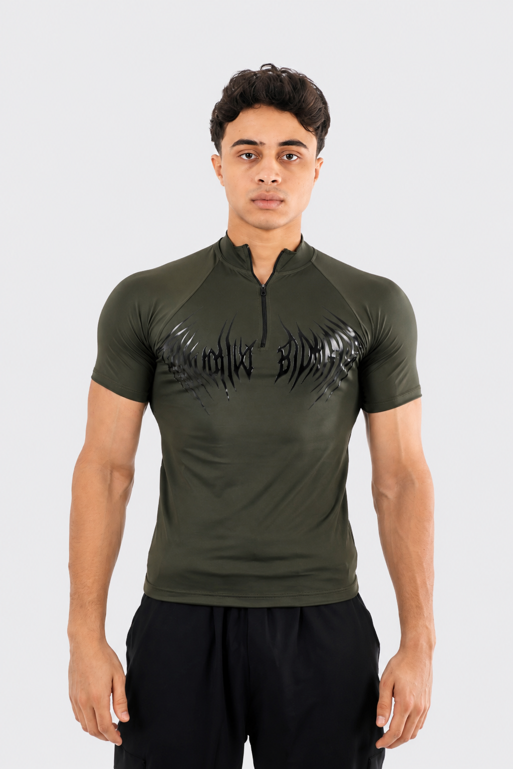 VORTEX HALF ZIP UP SHORT SLEEVE COMPRESSION