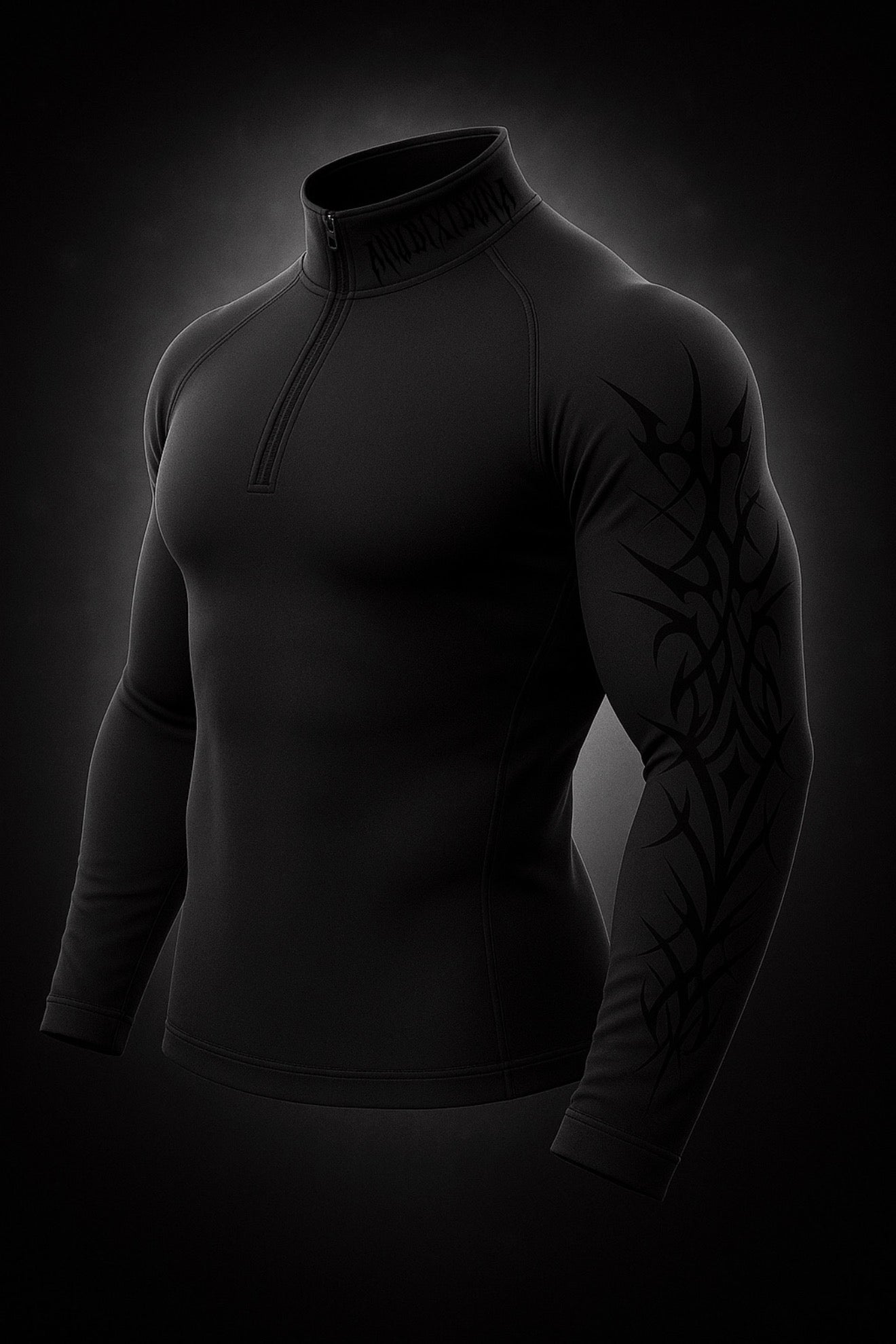 FROST Half Zip Up Long Sleeve Compression