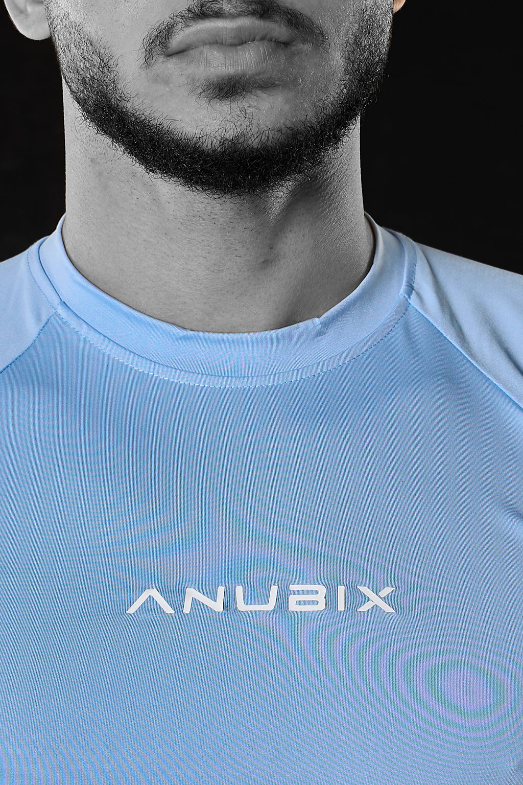 BABY BLUE SHORT SLEEVE COMPRESSION