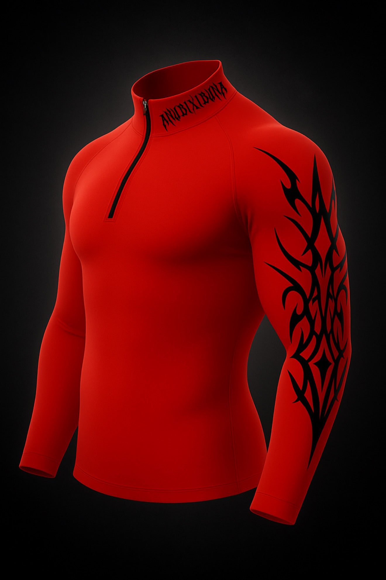 FROST Half Zip Up Long Sleeve Compression