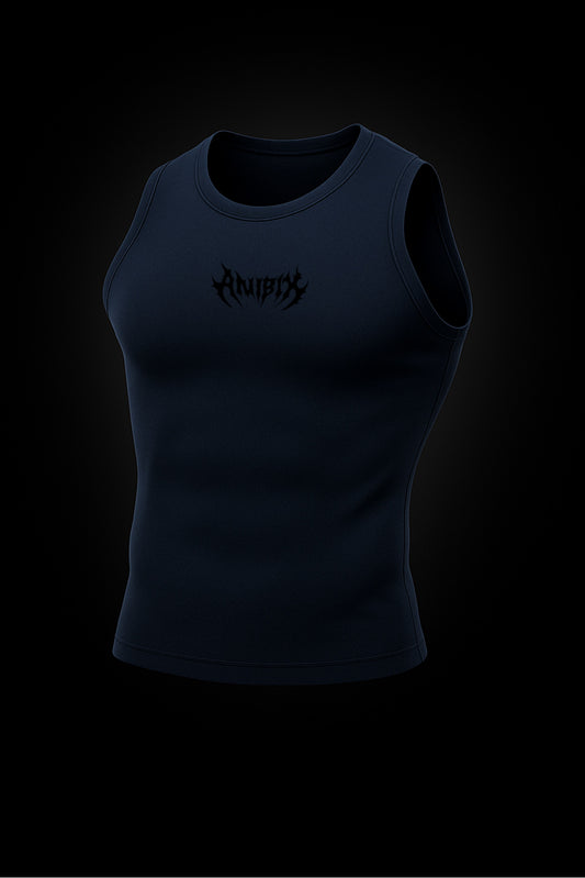 SLEEVELESS NAVY BLUE ANUBIX COMPRESSION
