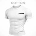 ANUBIX WHITE BASIC COTTON COMPRESSION
