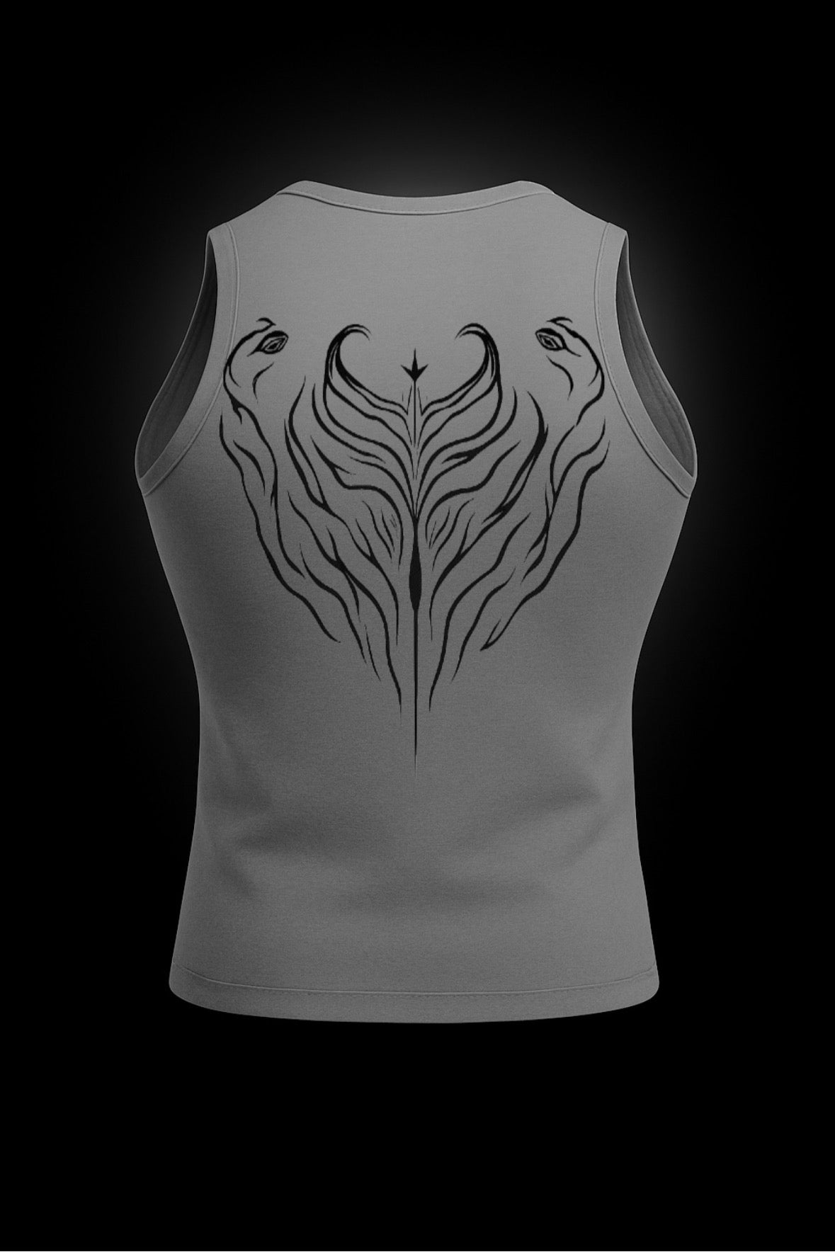 SLEEVELESS LIGHT GRAY COMPRESSION