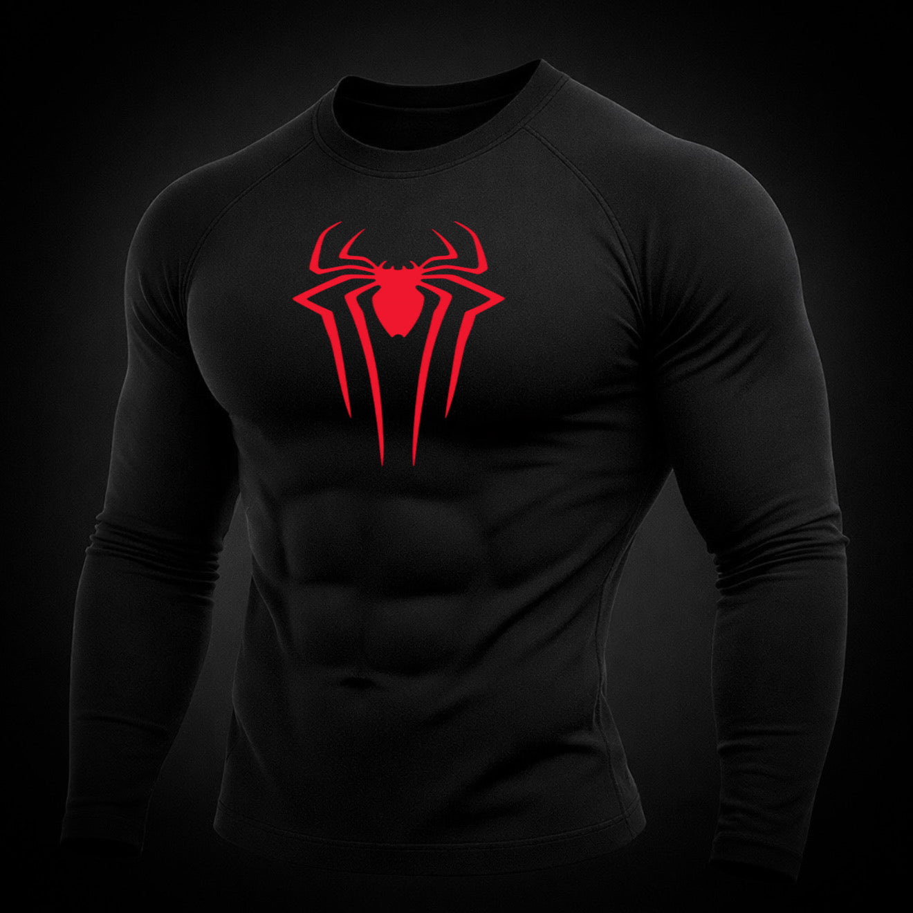 LONG SLEEVE SPIDERMAN COMPRESSION