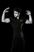 BASIC HALF ZIP UP SHORT SLEEVE COMPRESSION