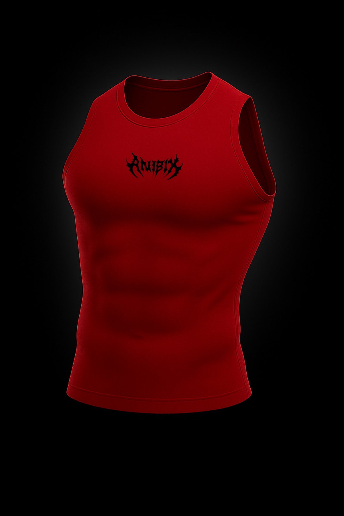 SLEEVELESS RED ANUBIX COMPRESSION