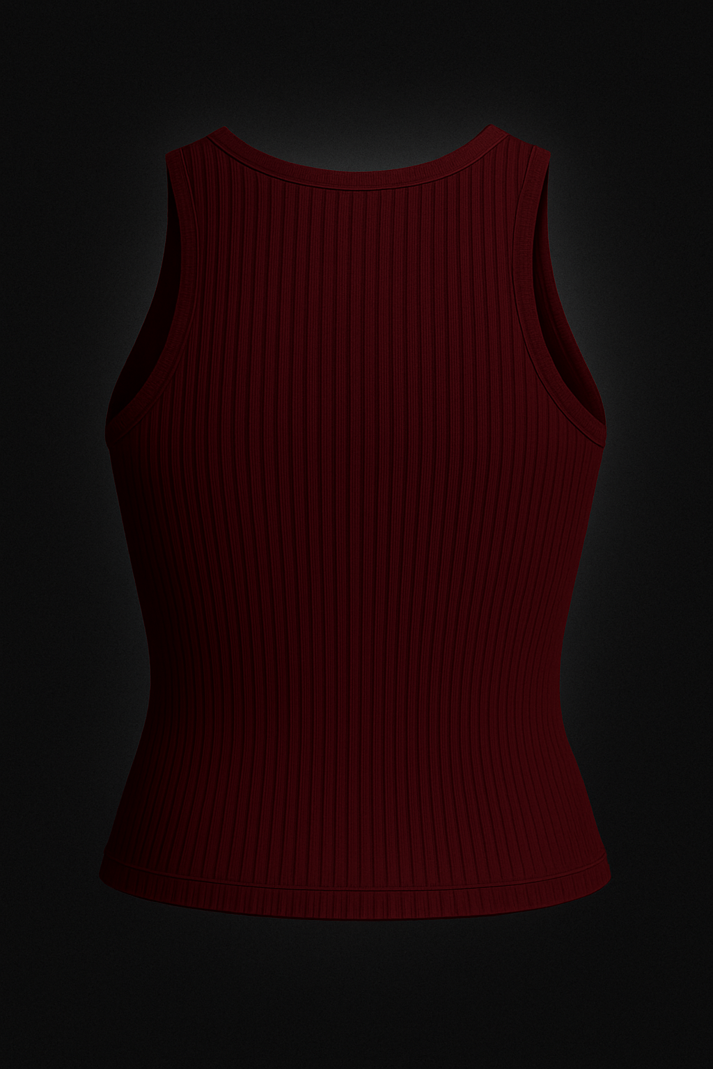 MAROON RED BASIC TANK TOP