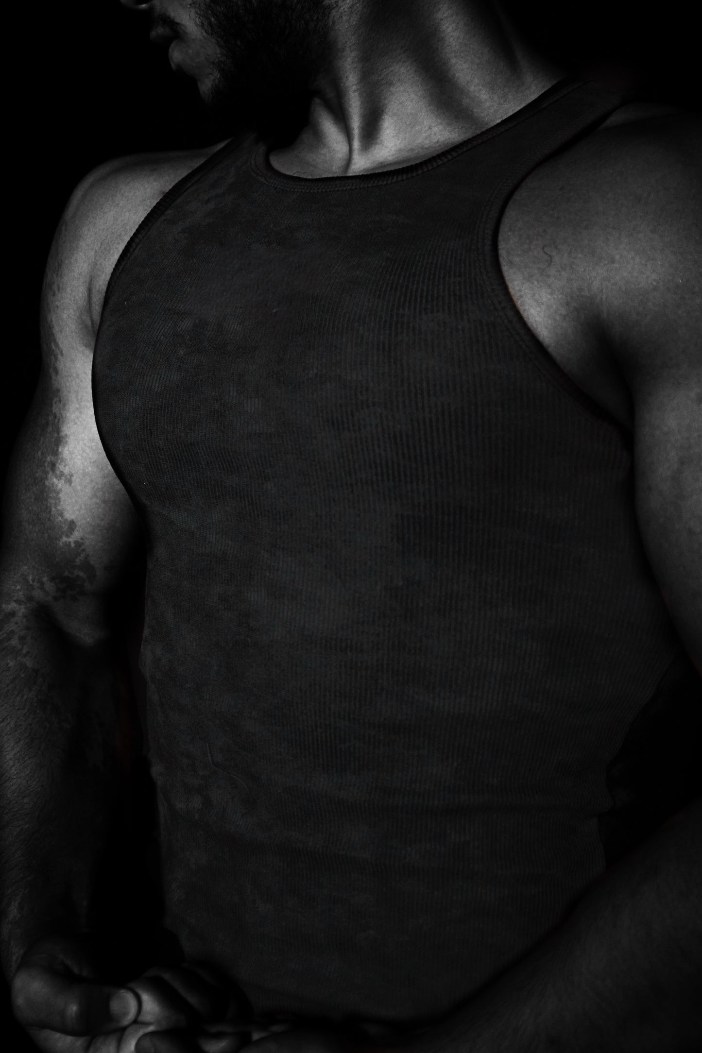 BASIC WASHED GRAY TANK TOP