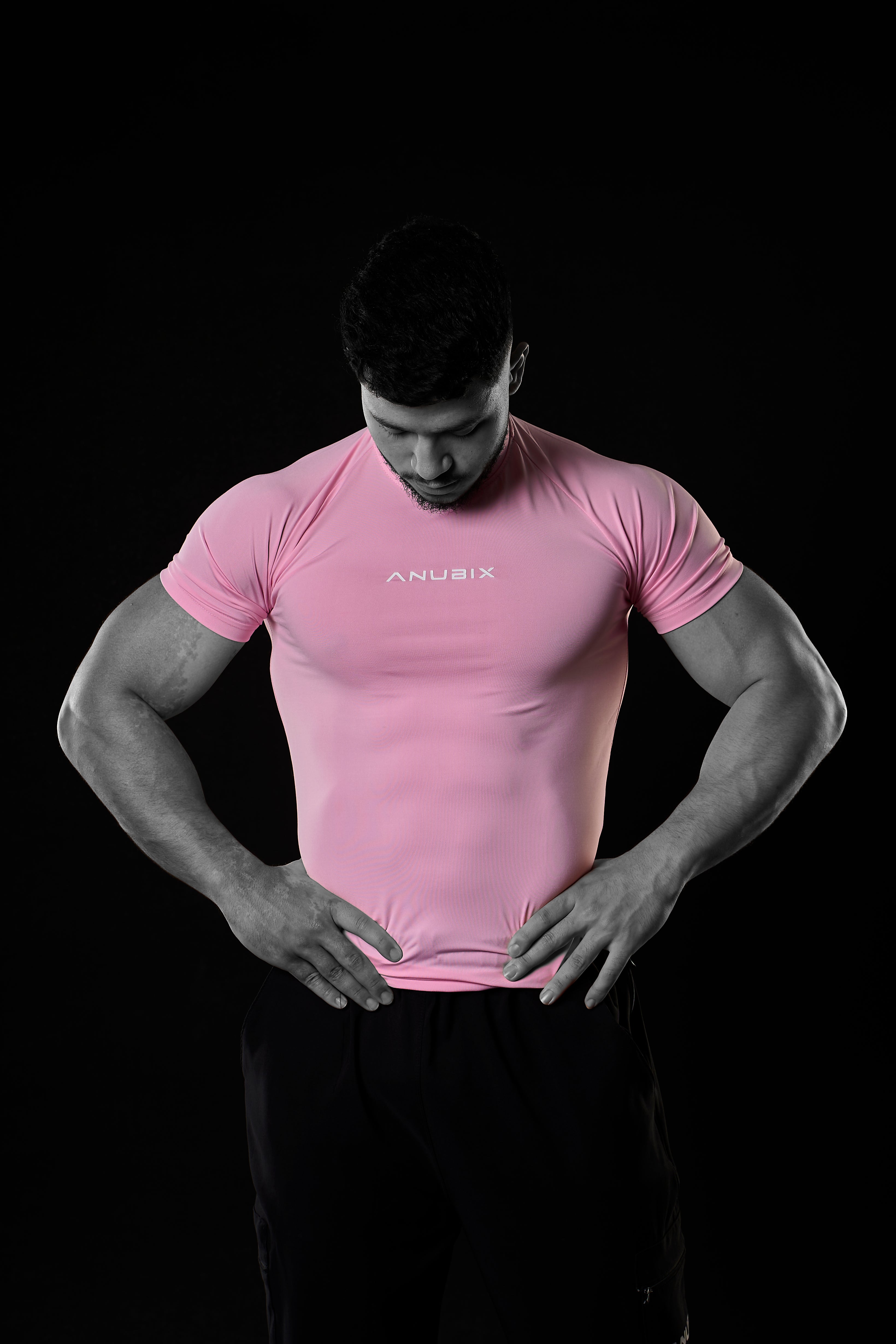 PINK BASIC SHORT SLEEVE COMPRESSION