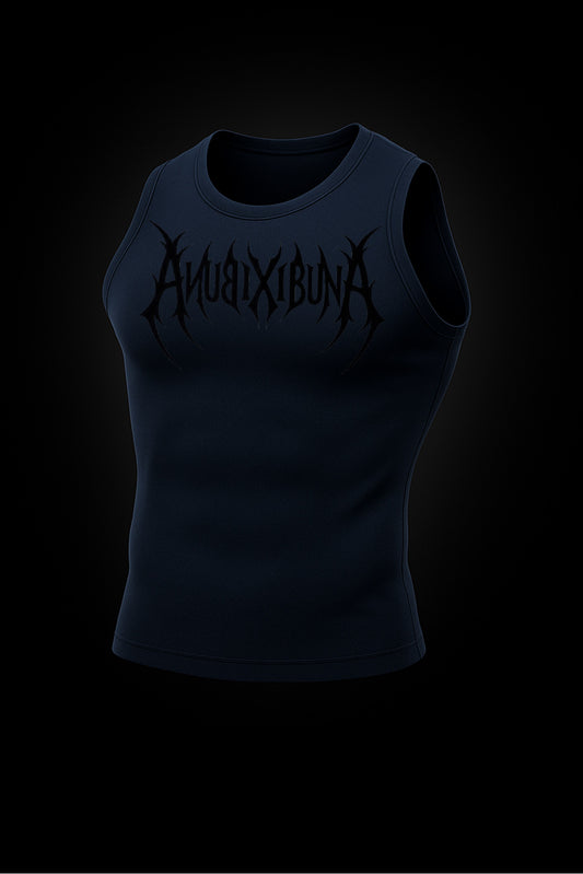 SLEEVELESS DARK SEA COMPRESSION
