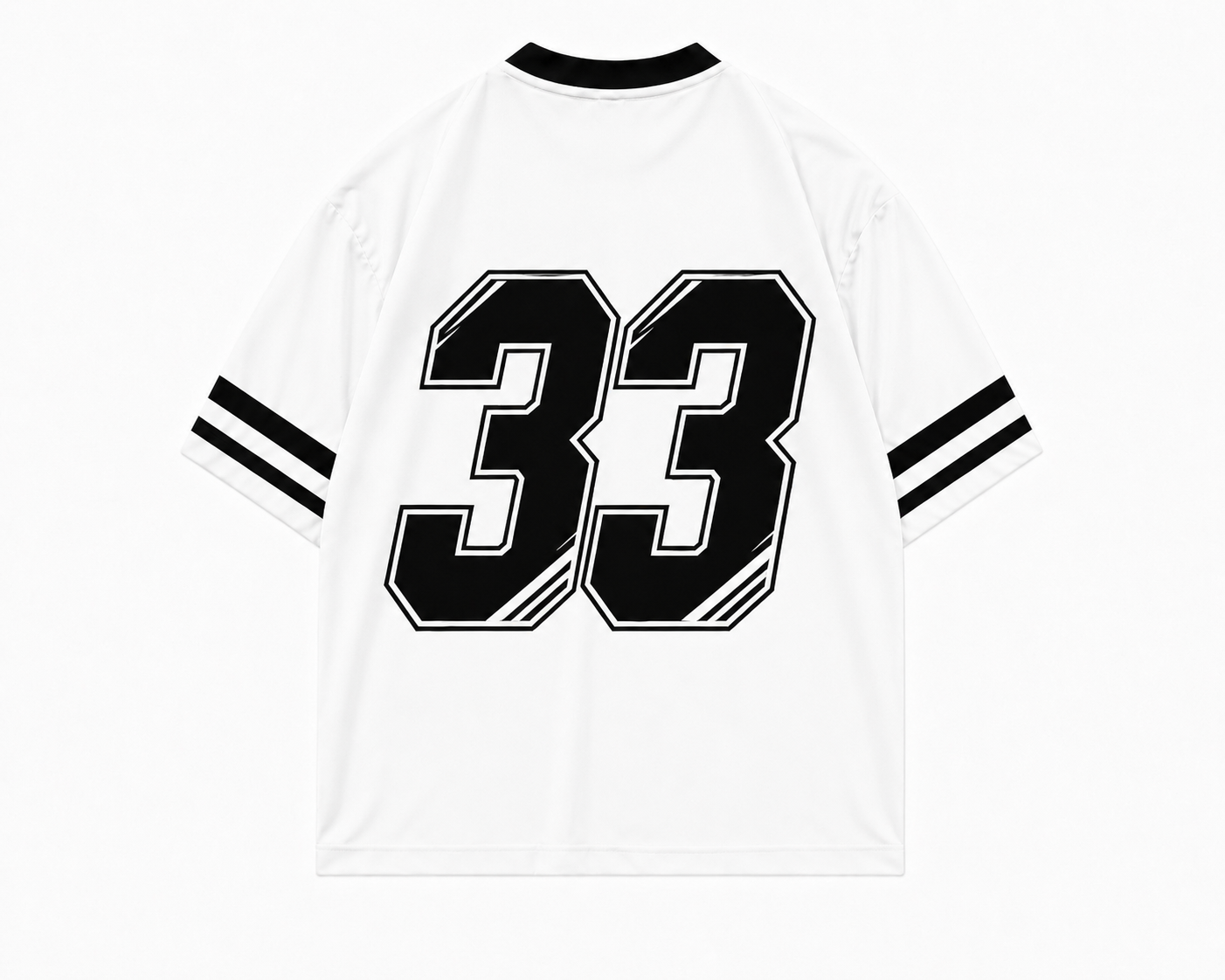 WHITE JERSY SHIRT