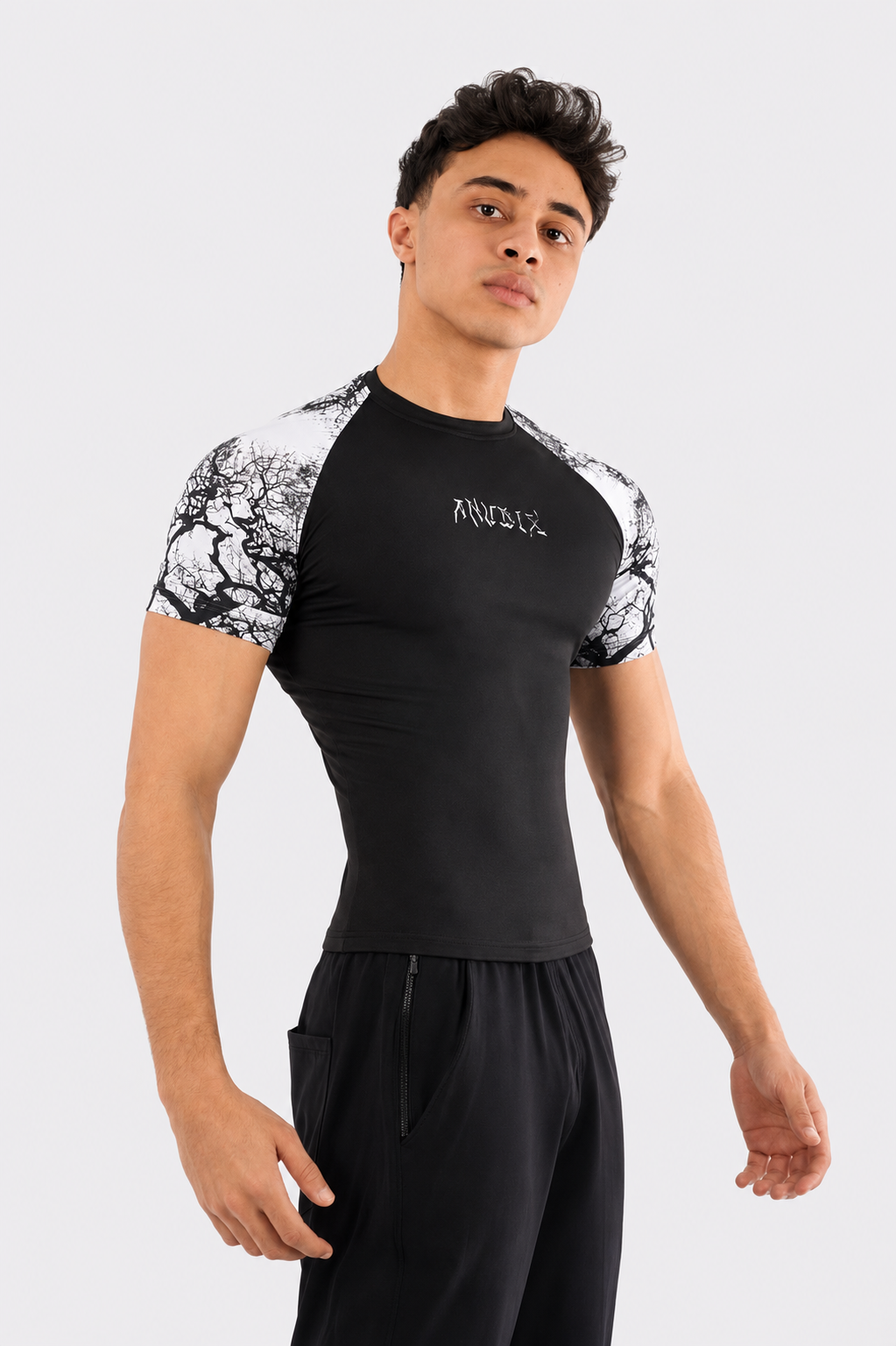 WHITE VEINS Compression Shirt