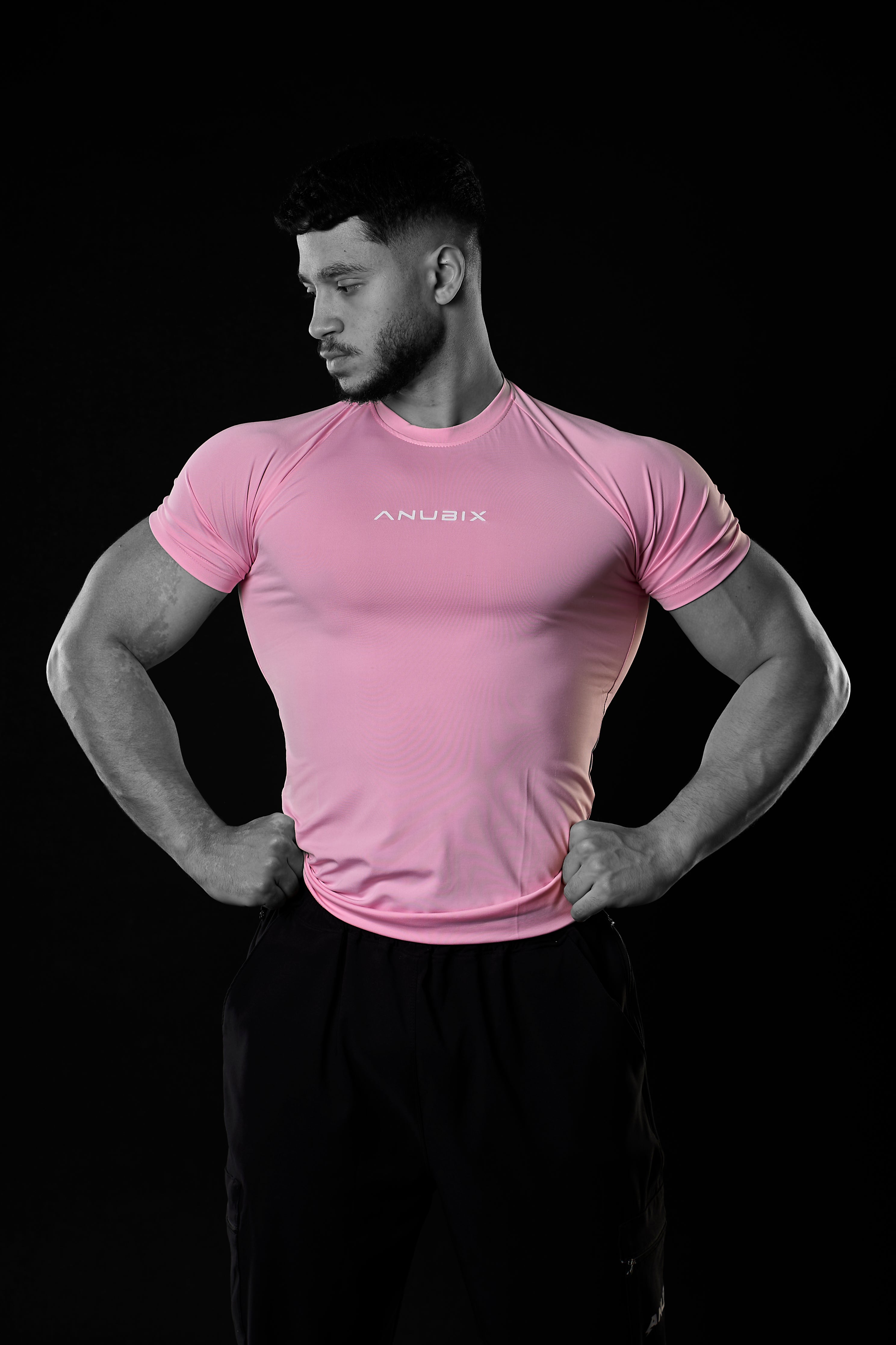 PINK BASIC SHORT SLEEVE COMPRESSION