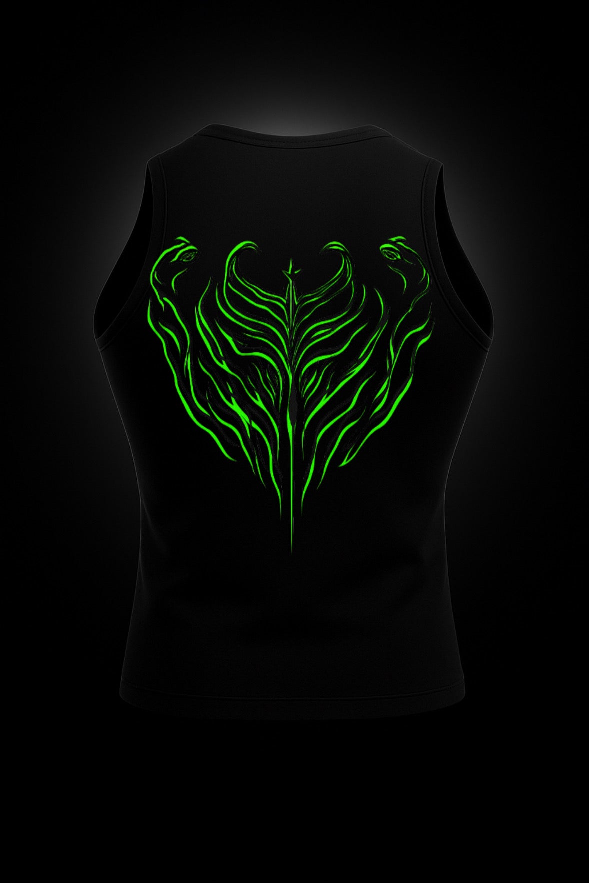 SLEEVELESS ACID GREEN COMPRESSION