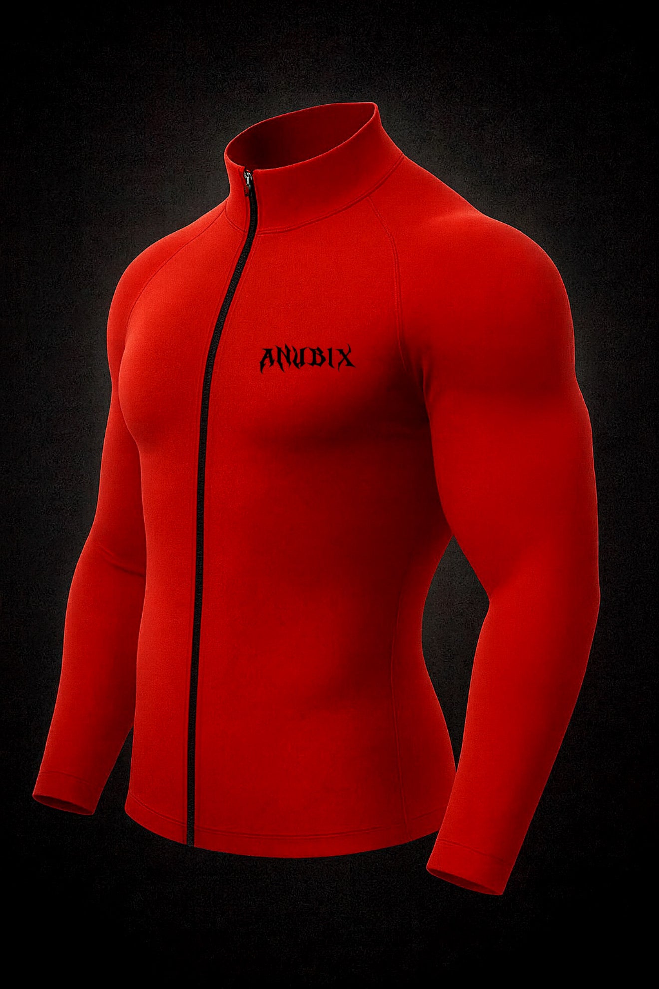 ANUBIX Complete-Zip Up Long Sleeve Compression