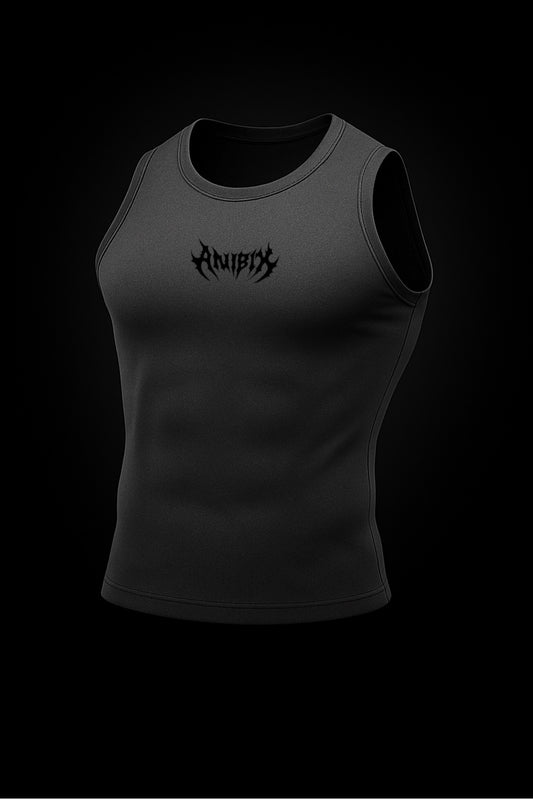 SLEEVELESS ANUBIX DARK GRAY COMPRESSION