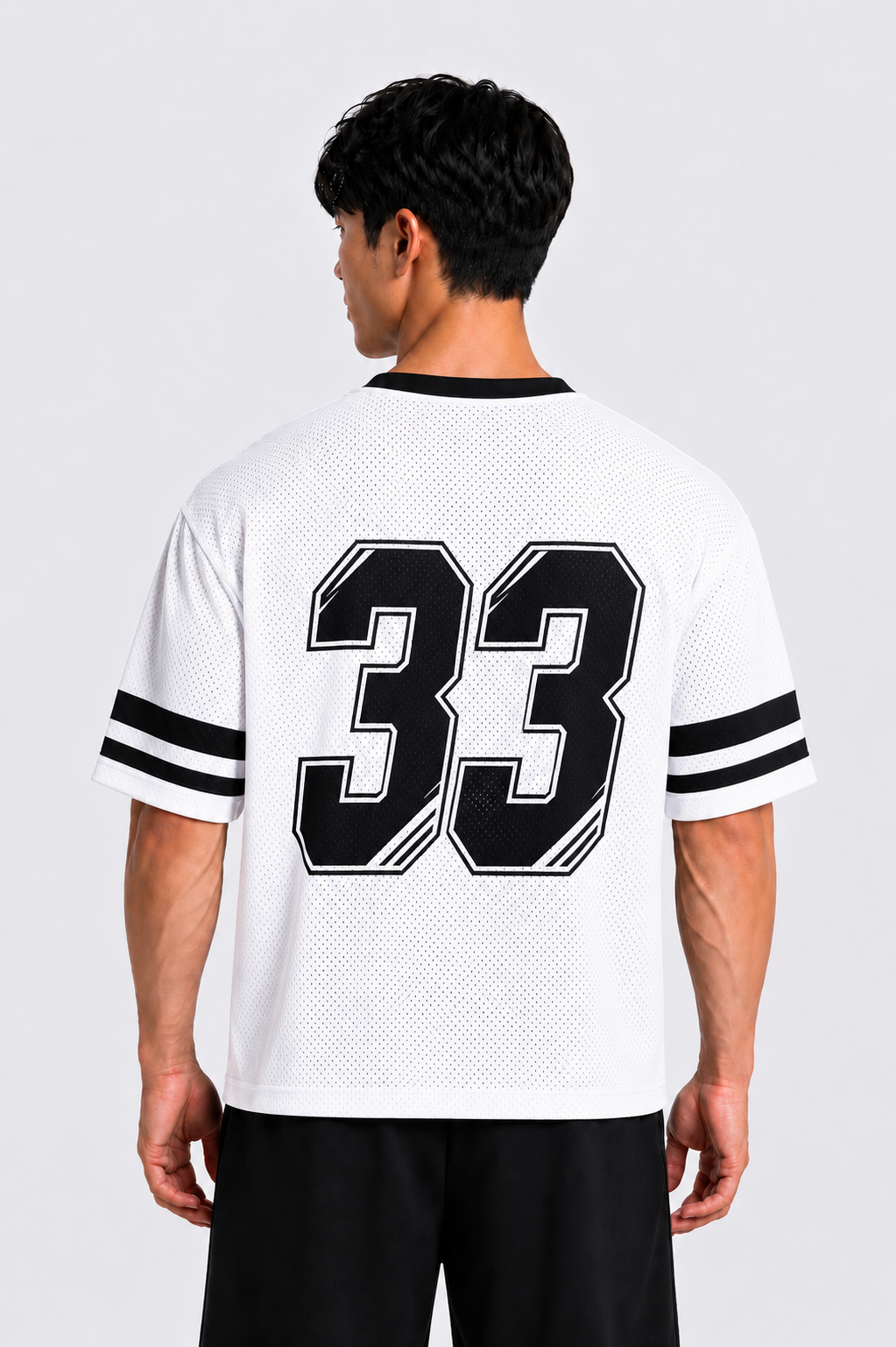 WHITE JERSY SHIRT