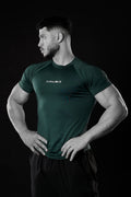 GREEN BASIC SHORT SLEEVE COMPRESSION