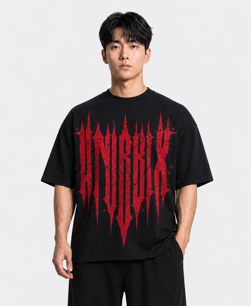 DOUBLE RED GOTHIC PUMP COVER