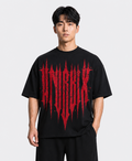 DOUBLE RED GOTHIC PUMP COVER