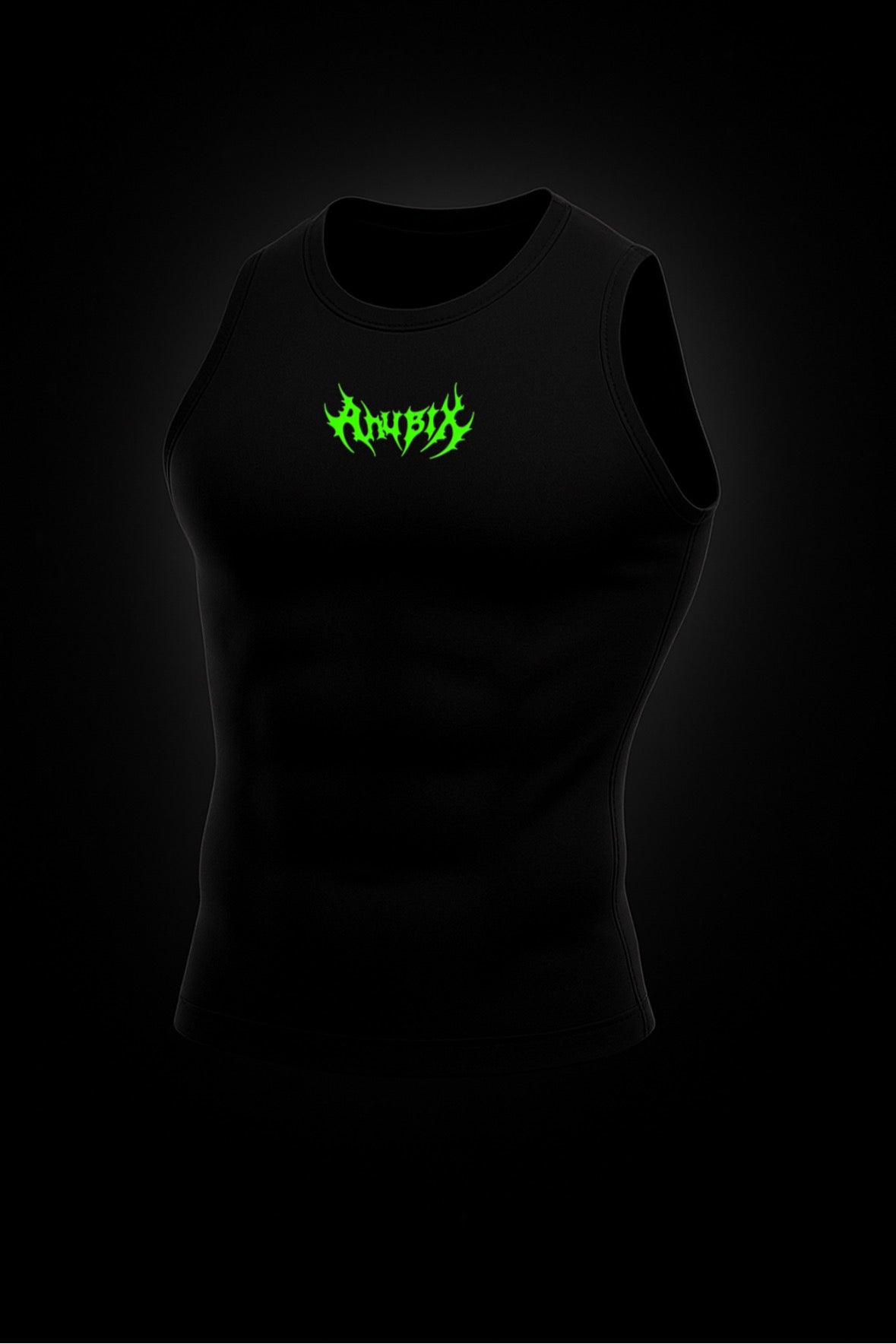 SLEEVELESS LIME ANUBIX COMPRESSION