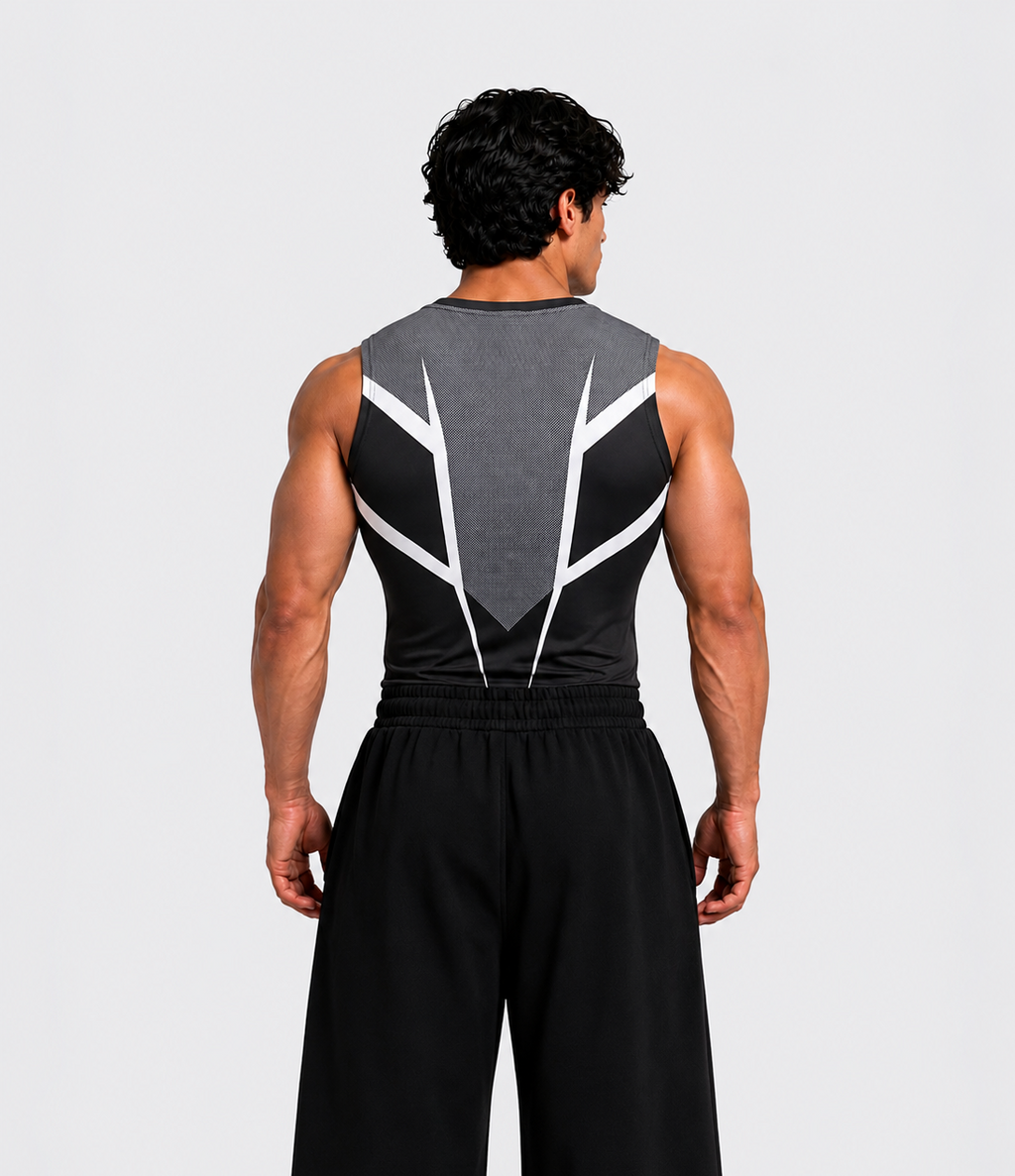 BLACK TANK TOP V1 APEX COMPRESSION