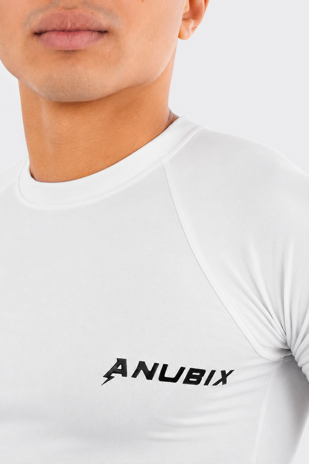 ANUBIX WHITE BASIC COTTON COMPRESSION