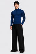 NIGHTMARE Half Zip Up Long Sleeve Compression