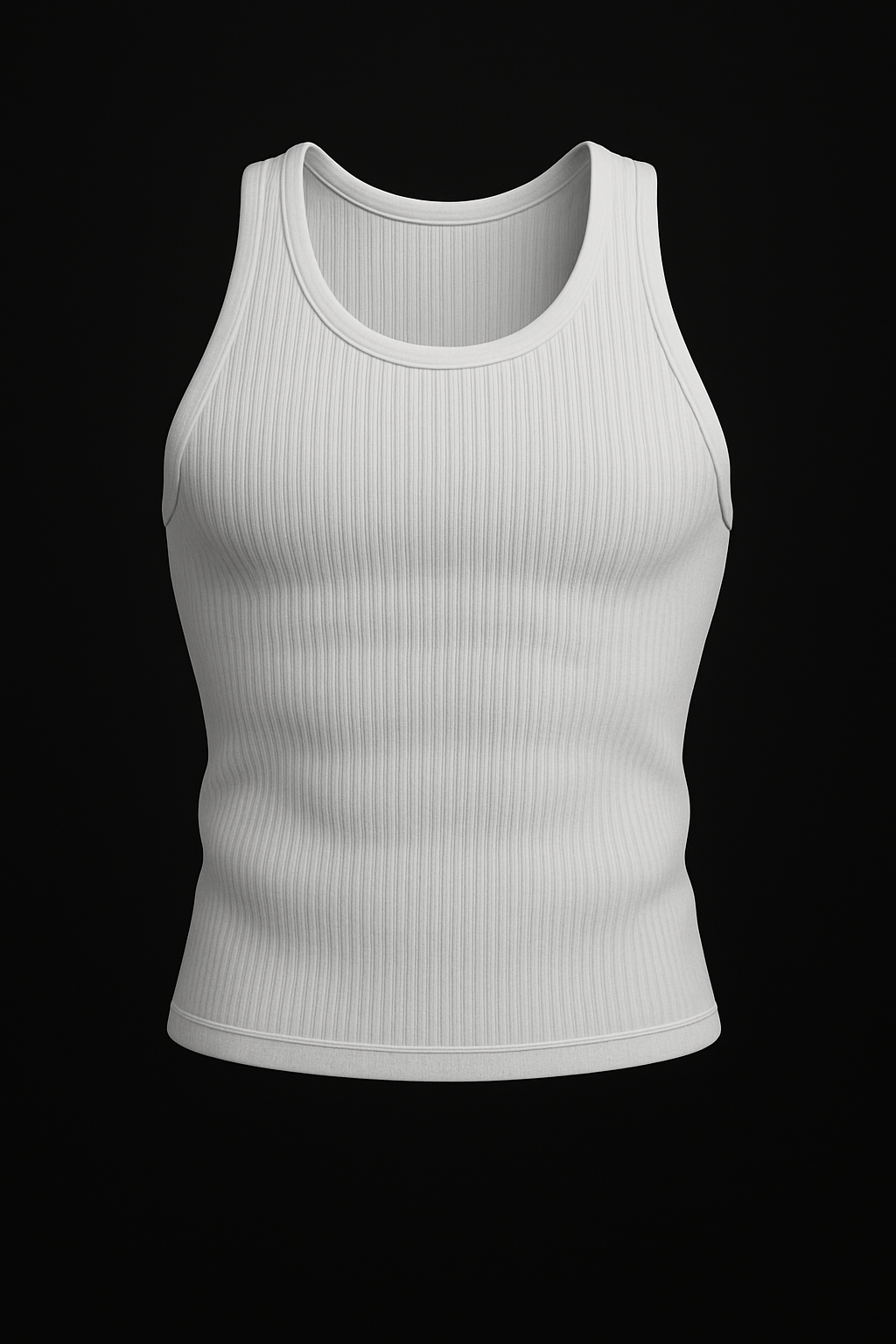 WHITE BASIC TANK TOP
