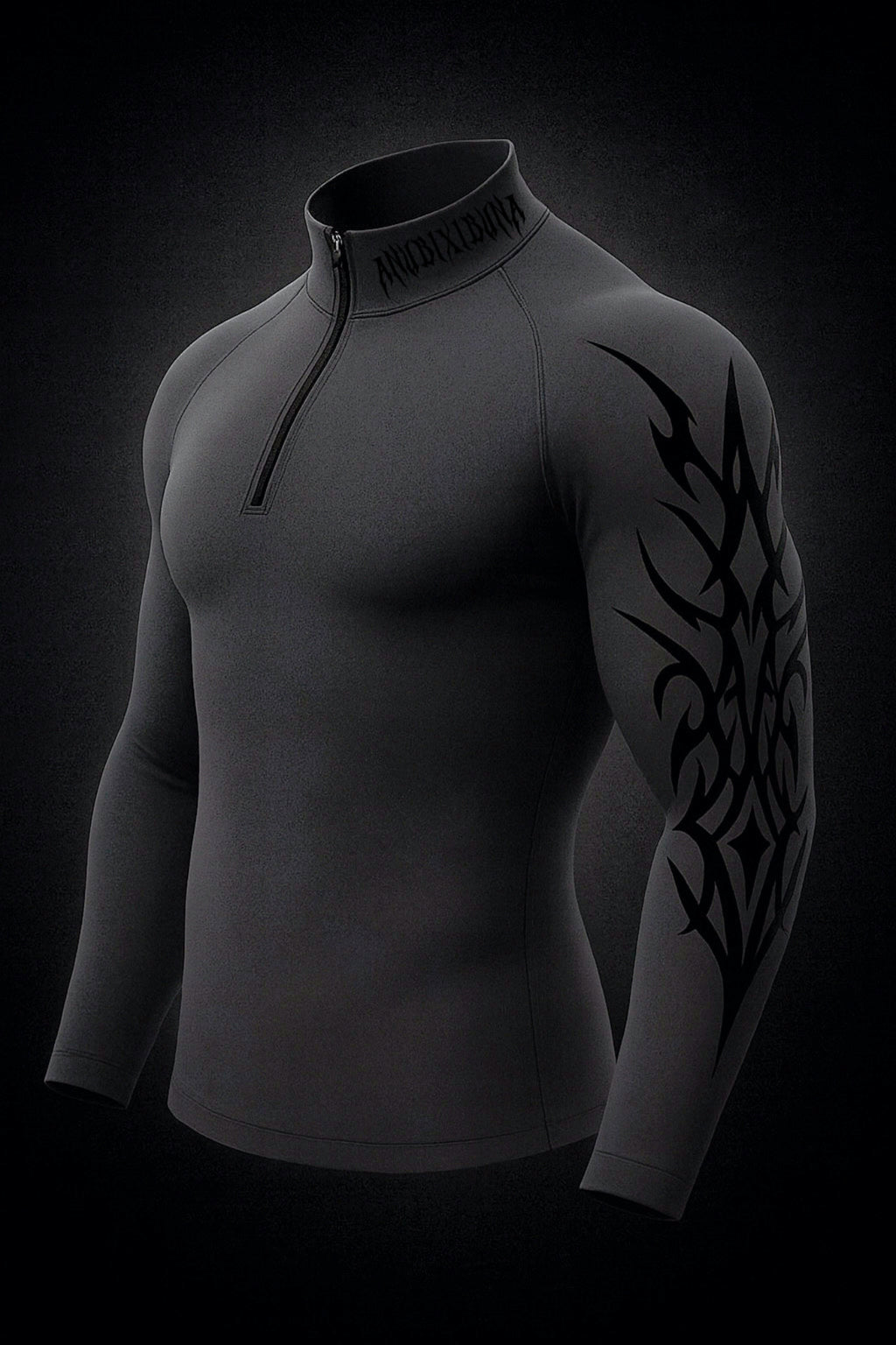FROST Half Zip Up Long Sleeve Compression