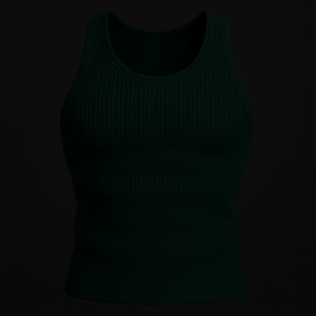 GREEN BASIC TANK TOP