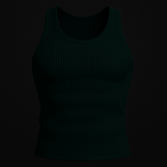 GREEN BASIC TANK TOP