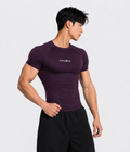 PURPLE BASIC SHORT SLEEVE COMPRESSION