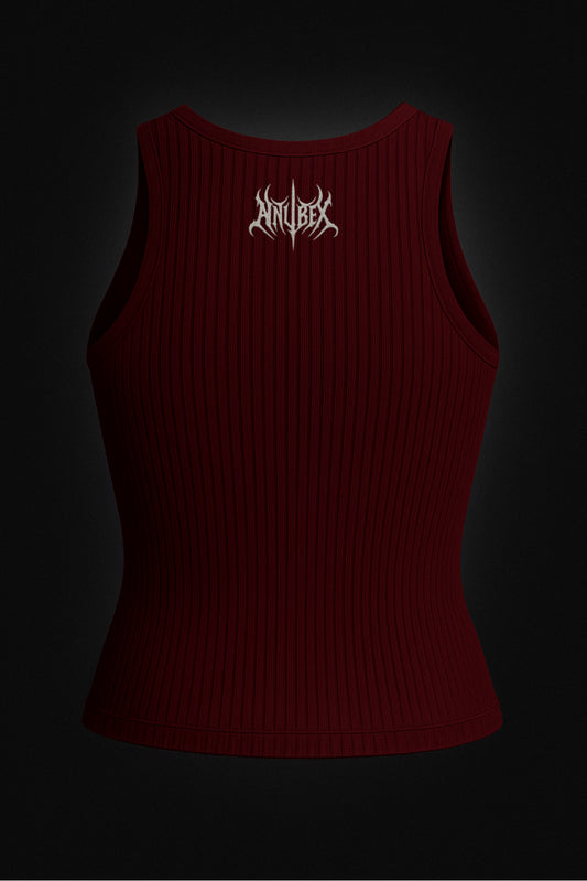 MAROON RED ANUBIX TANK TOP