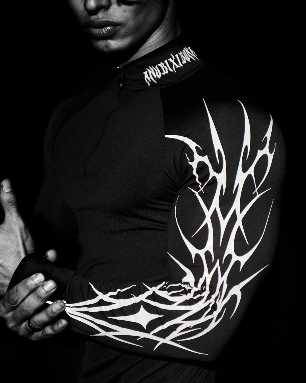 FROST Half Zip Up Long Sleeve Compression