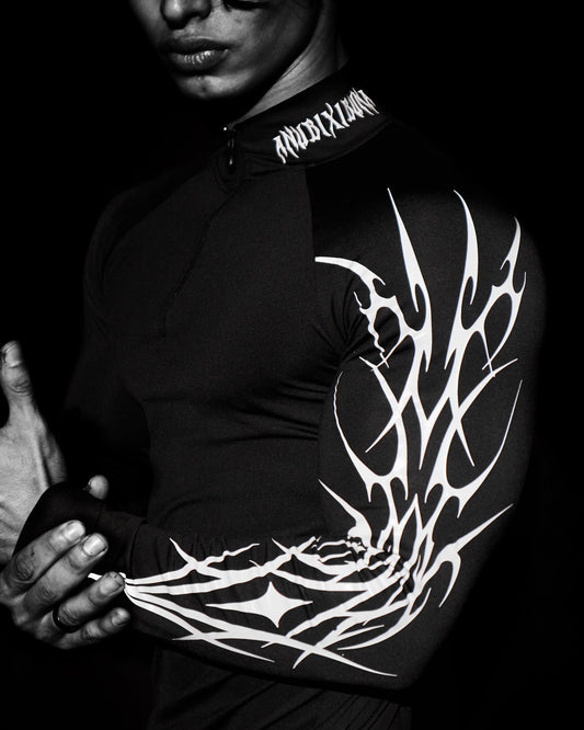 FROST Half Zip Up Long Sleeve Compression