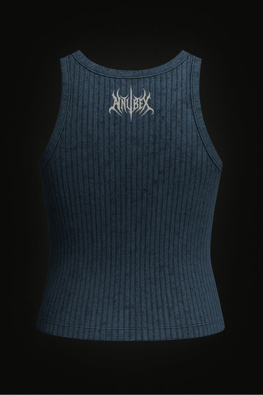 WASHED BLUE ANUBIX TANK TOP