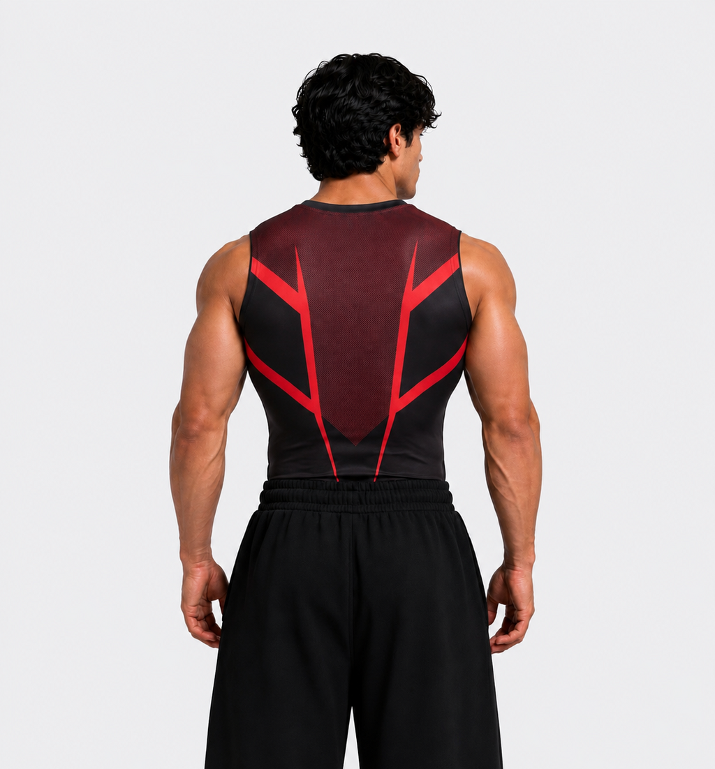 RED TANK TOP V2 APEX COMPRESSION