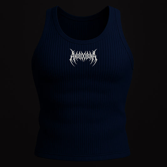 ADVANCED DARK BLUE ANUBIX TANK TOP