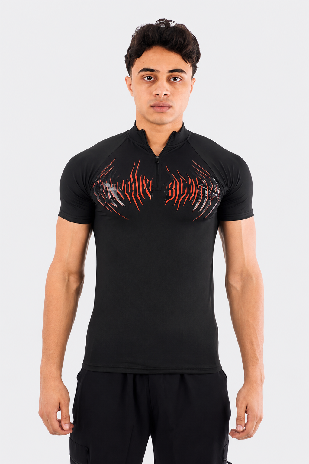 VORTEX HALF ZIP UP SHORT SLEEVE COMPRESSION
