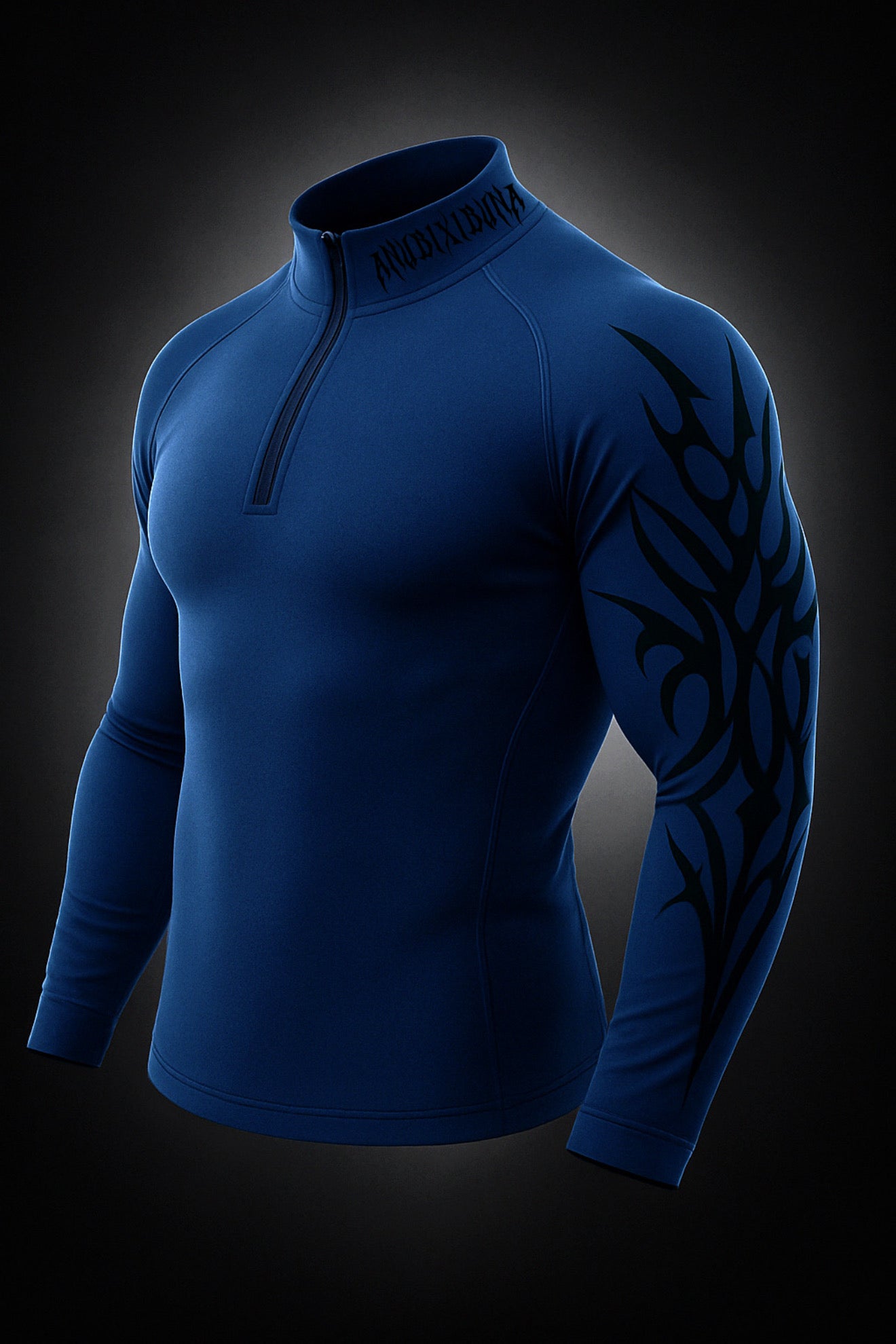 FROST Half Zip Up Long Sleeve Compression