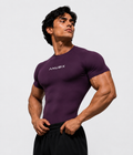 PURPLE BASIC SHORT SLEEVE COMPRESSION