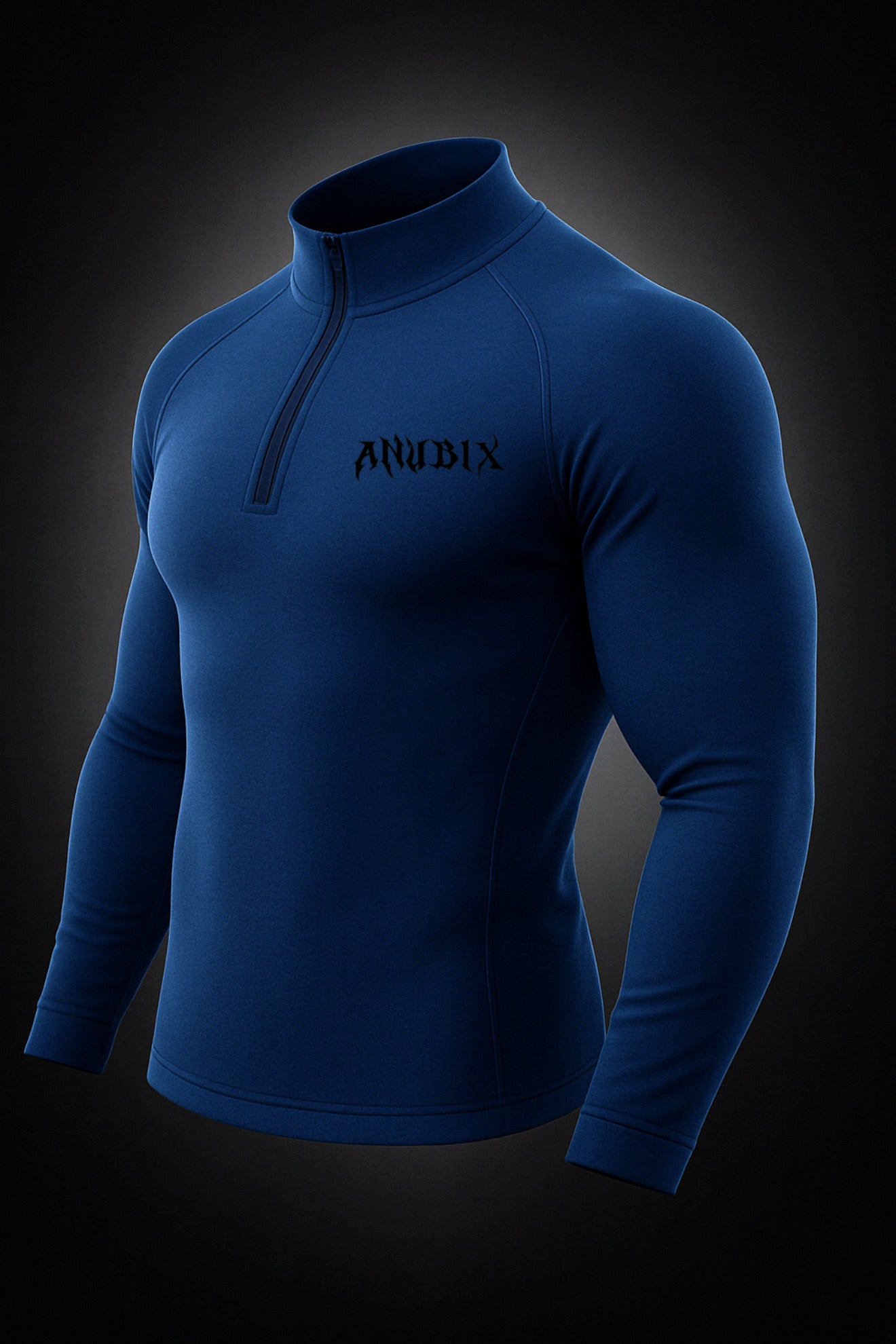 BASIC HALF ZIP UP LONG SLEEVE COMPRESSION