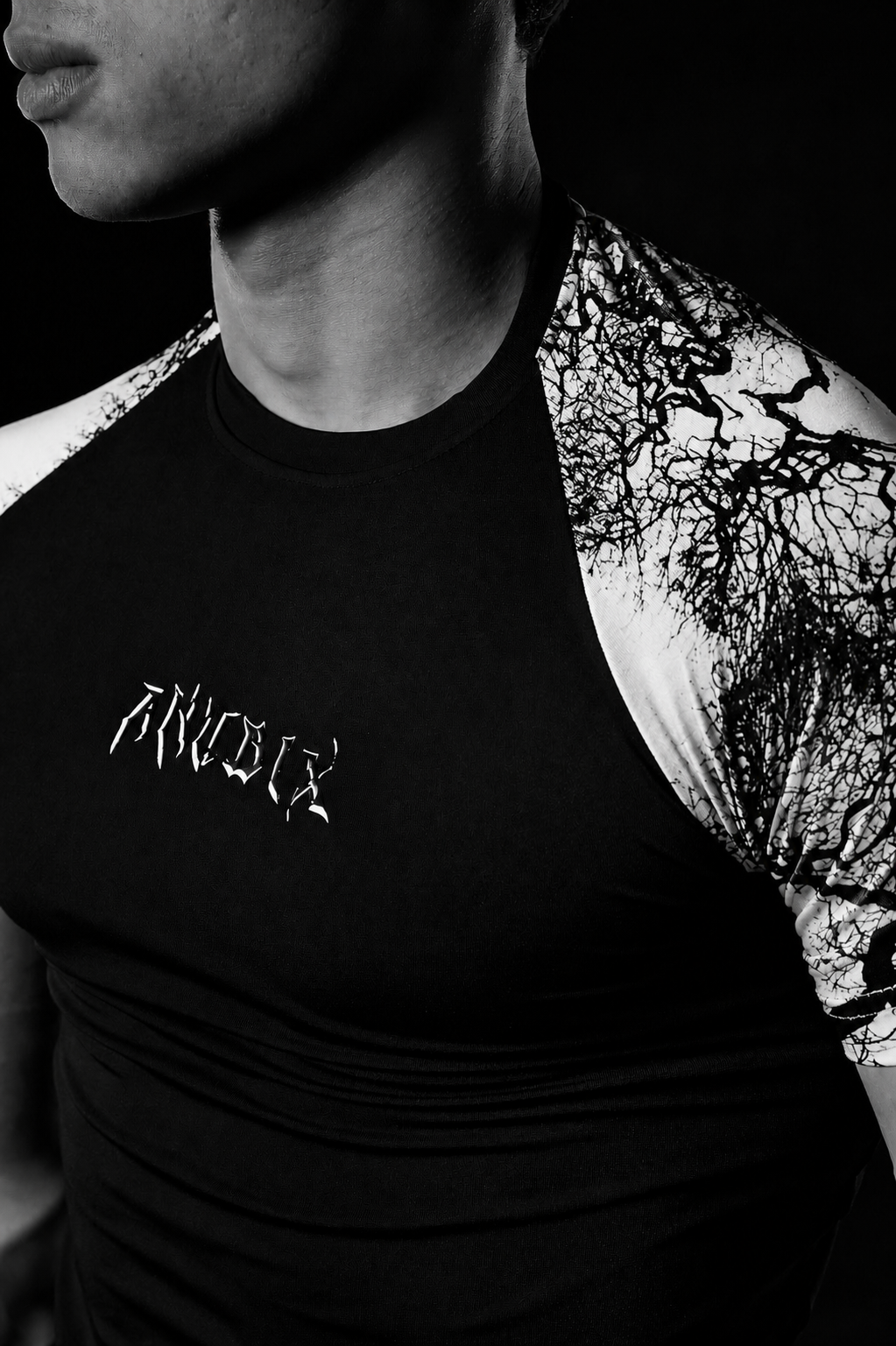 WHITE VEINS Compression Shirt